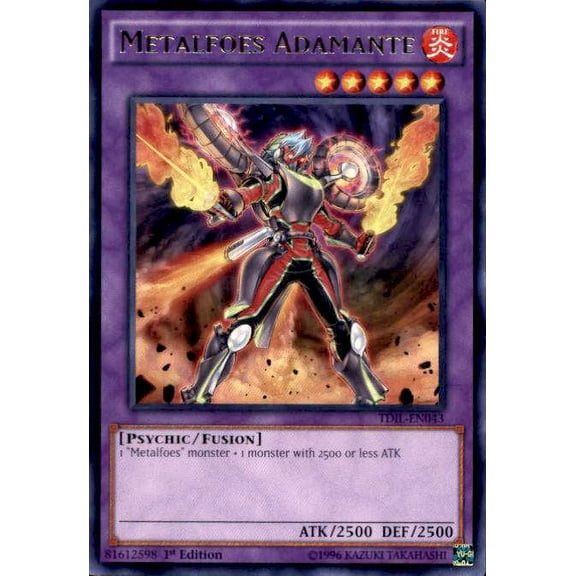 YuGiOh The Dark Illusion Rare Metalfoes Adamante TDIL-EN043