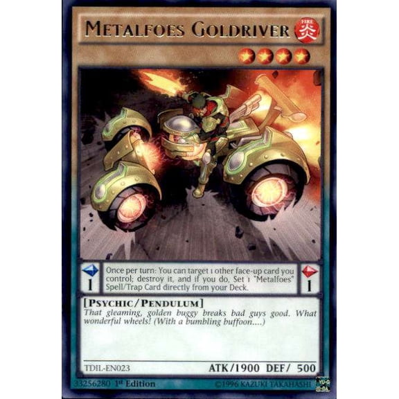 YuGiOh The Dark Illusion Rare Metalfoes Goldriver TDIL-EN023