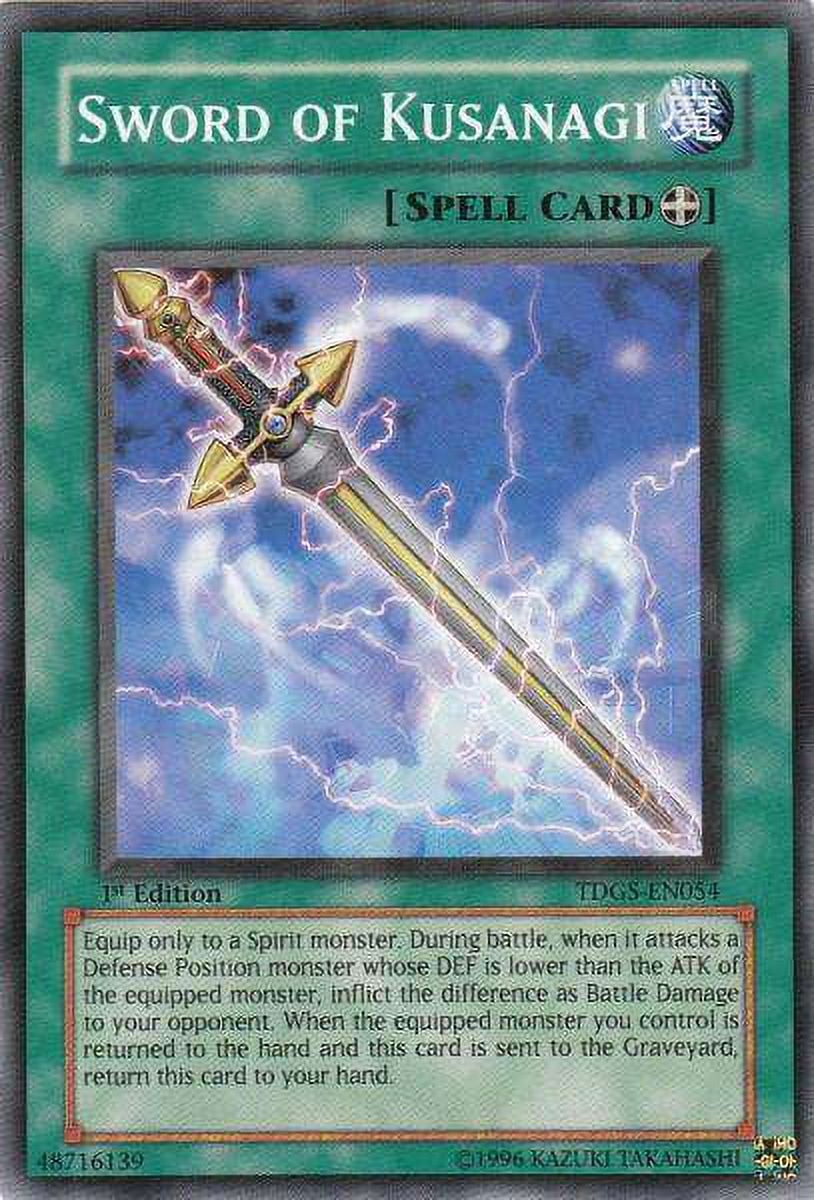 YuGiOh The Duelist Genesis Common Sword of Kusanagi TDGS-EN054 - Walmart.com YuGiOh The Duelist Genesis Common Sword of Kusanagi TDGS-EN054 - Walmart.com