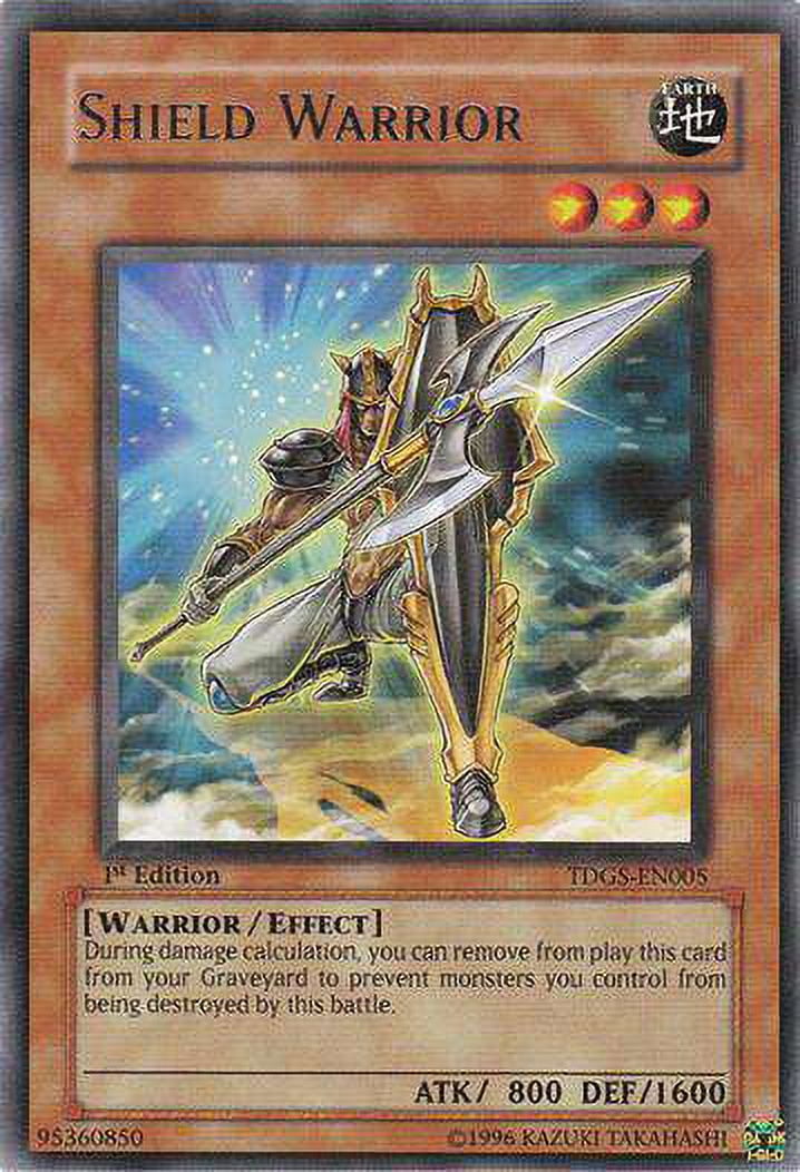 shield card yugioh YuGiOh The Duelist Genesis Rare Shield Warrior TDGS-EN005