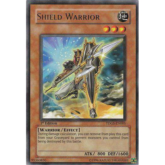 YuGiOh The Duelist Genesis Rare Shield Warrior TDGS-EN005