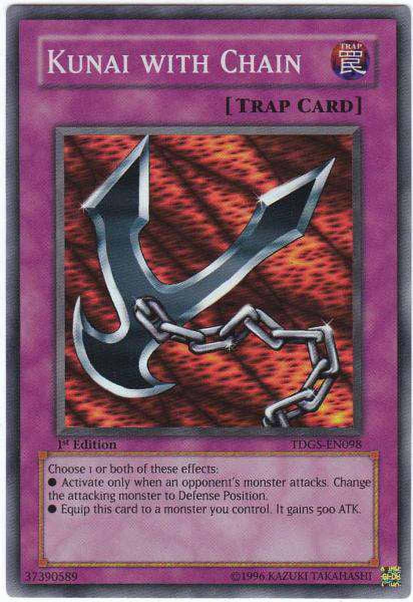 YuGiOh The Duelist Genesis Super Rare Kunai with Chain TDGS-EN098 YuGiOh The Duelist Genesis Super Rare Kunai with Chain TDGS-EN098