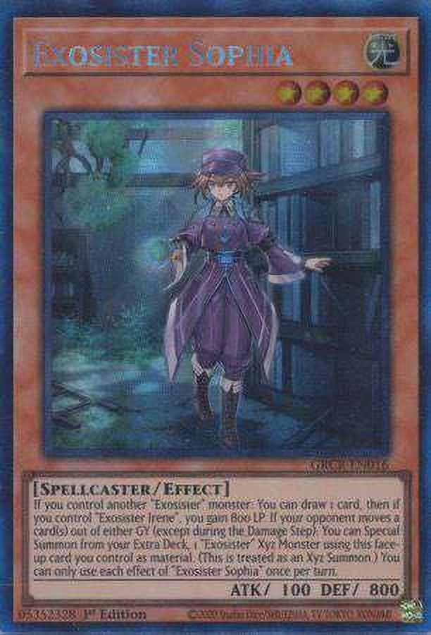 SOPHIA　トレーディングカード YuGiOh The Grand Creators Exosister Sophia (Collector's Rare) GRCR