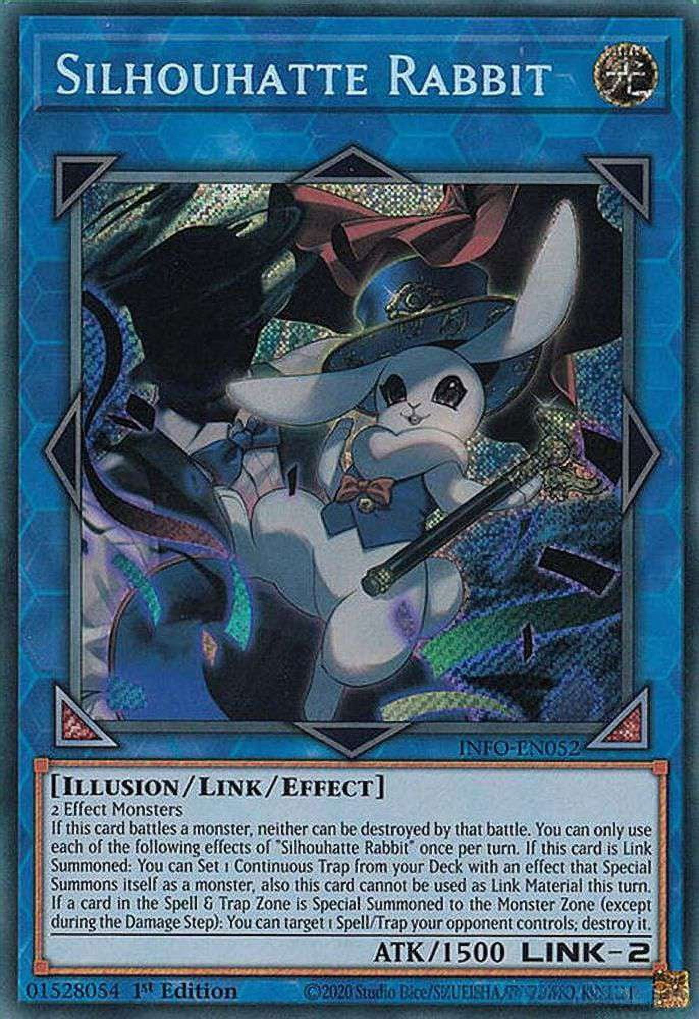 YuGiOh The Infinite Forbidden Secret Rare Silhouhatte Rabbit INFO-EN052