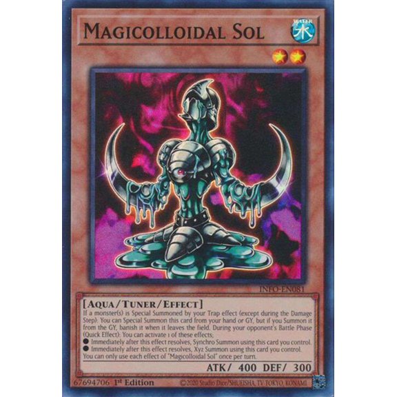 YuGiOh The Infinite Forbidden Super Rare Magicolloidal Sol INFO-EN081