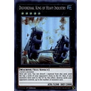 Collectible YuGiOh The Infinity Chasers Super Rare Digvorzhak, King of Heavy Industry INCH-EN050