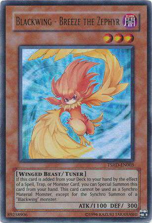 YuGiOh The Shining Darkness Ultra Rare Blackwing - Breeze the Zephyr  TSHD-EN003 - Walmart.com