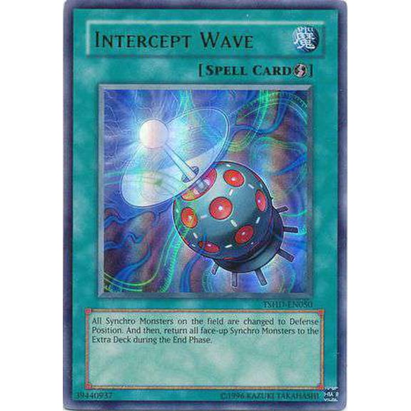 YuGiOh The Shining Darkness Ultra Rare Intercept Wave TSHD-EN050