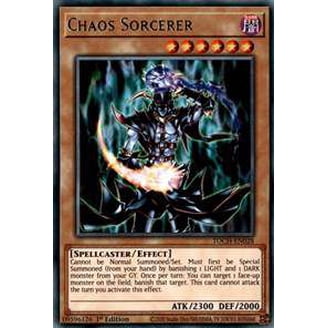 yugioh toon chaos card list price Trading Game Booster Box [24 Packs] : Toys & Games Rare Attack Chaos Sorcerer [TOCH-EN028] Rare -