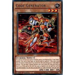 YuGiOh Toon Chaos Rare Code Generator TOCH-EN022