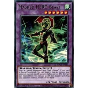 YuGiOh Toon Chaos Rare Masked HERO Blast TOCH-EN047