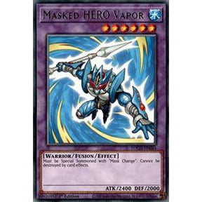 YuGiOh Toon Chaos Rare Masked HERO Vapor TOCH-EN044