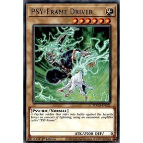 YuGiOh Toon Chaos Rare PSY-Frame Driver TOCH-EN025