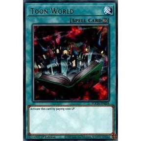 YuGiOh Toon Chaos Rare Toon World TOCH-EN054
