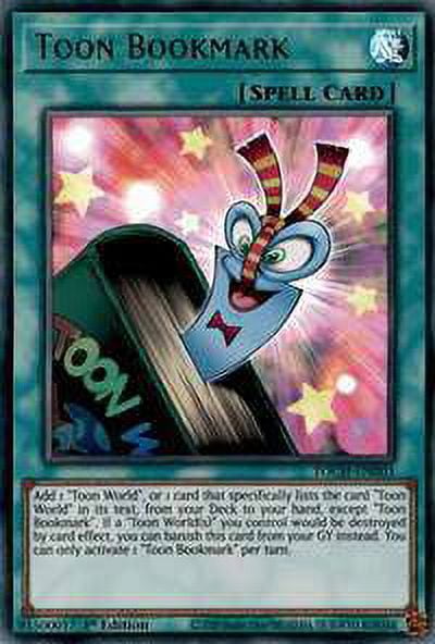 YuGiOh Toon Chaos Ultra Rare Toon Bookmark TOCH-EN003 - Walmart.com