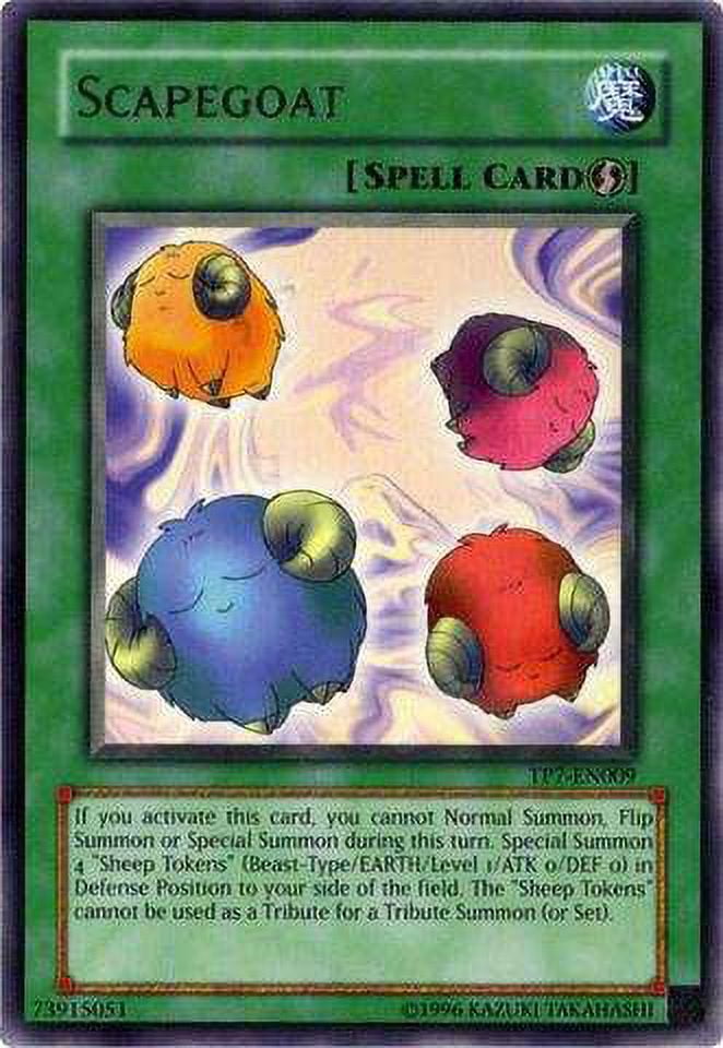 YuGiOh Tournament Pack 7 Rare Scapegoat TP7-EN009 - Walmart.com