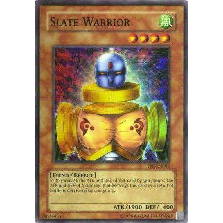 YuGiOh Tournament Pack 8 Super Rare Slate Warrior TP8-EN003