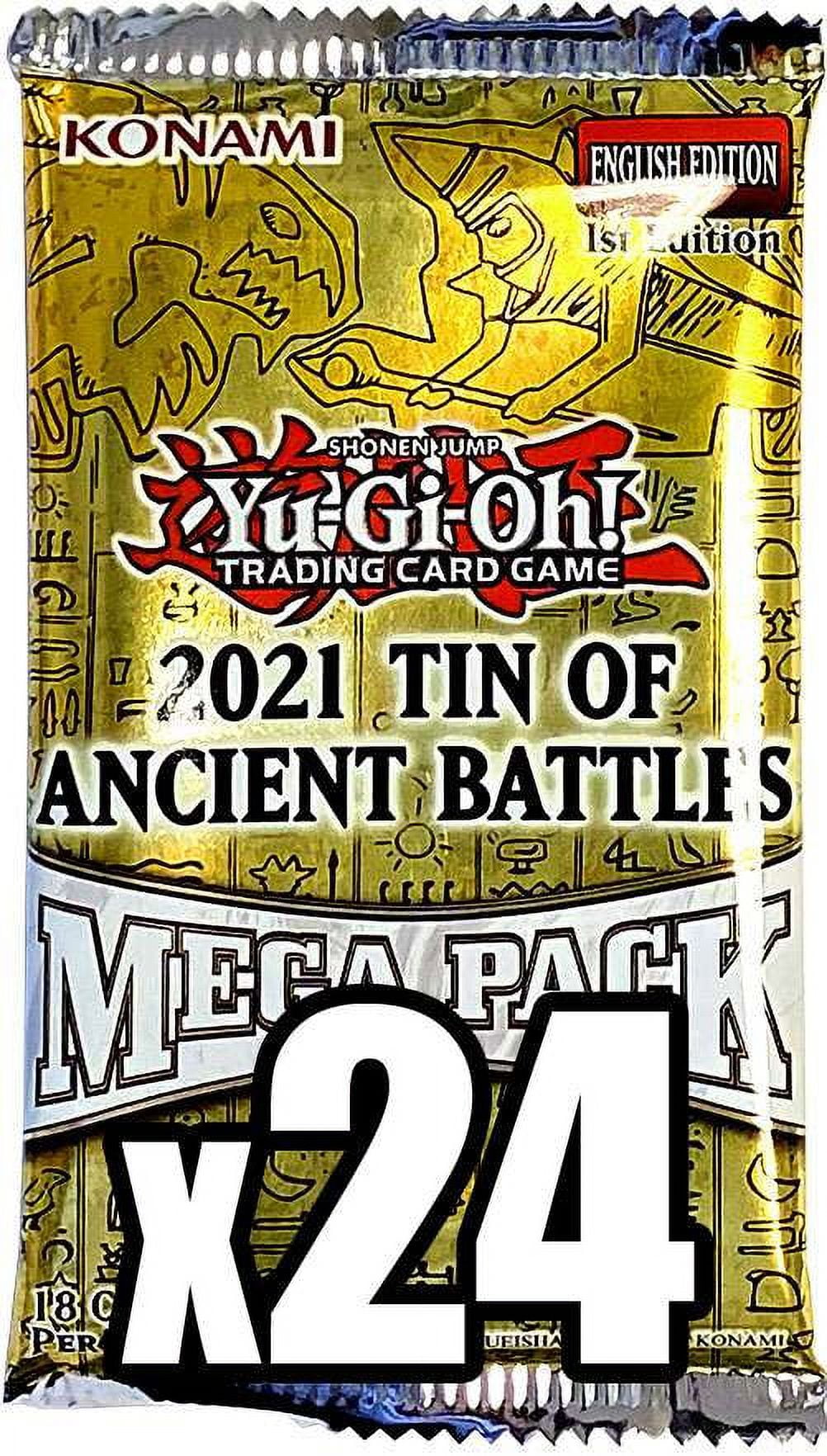 YuGiOh Trading Card Game 2021 Ancient Battles LOT of 24 Booster MEGA