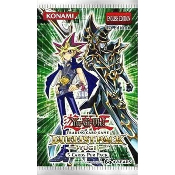YuGiOh Trading Card Game Duelist Pack: Yugi (1st Edition) Booster Pack (5 Cards)