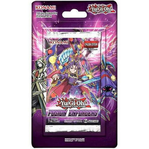 YuGiOh Trading Card Game Fusion Enforcers Blister Booster Pack