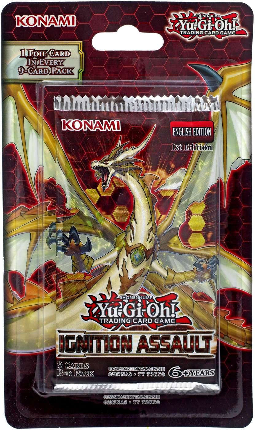 YuGiOh Trading Card Game Ignition Assault Blister Booster Pack (9 Cards)