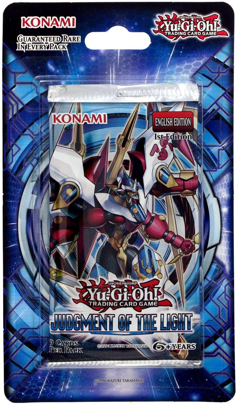YuGiOh Trading Card Game Judgement of the light Blister Booster Pack (9  Cards)