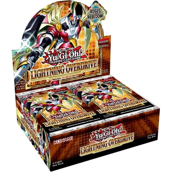 YuGiOh Trading Card Game Lightning Overdrive Booster Box (24 Packs)