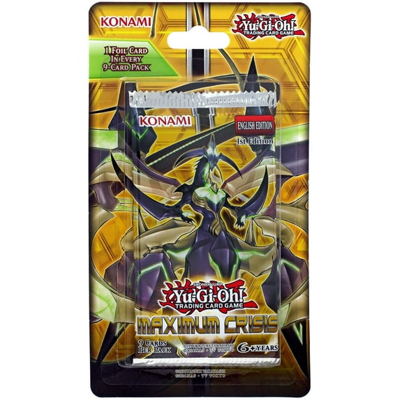YuGiOh Trading Card Game Maximum Cris Blister Booster Pack (9 Cards)