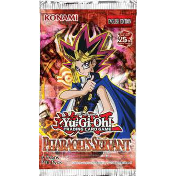 YuGiOh Trading Card Game Pharaoh's Servant 25th Anniversary Booster Pack (9 Cards)