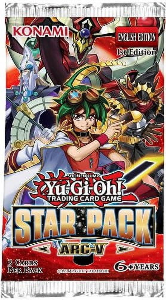YuGiOh Trading Card Game Star Pack ARC-V Booster Pack (3 Cards