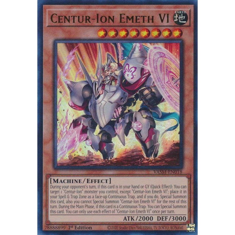 Centur-ion Emeth Vi - Vasm-en018 - Ultra Rare - 1st Edition Centur-Ion  Emeth VI - VASM-EN018 - Yu-Gi-Oh! Ultra Rare 1st Edition Single Card  Yu-Gi-Oh Card