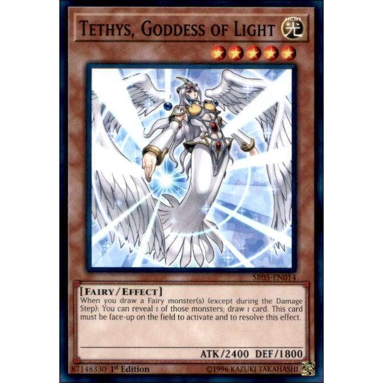 YuGiOh Wave of Light Structure Deck Common Tethys, Goddess of Light  SR05-EN014 - Walmart.com