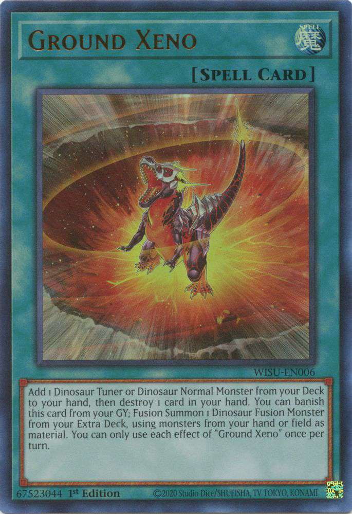 YuGiOh Wild Survivors Ultra Rare Ground Xeno WISU-EN006