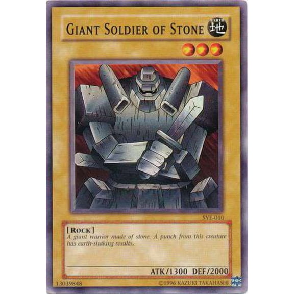 YuGiOh Yugi Evolution Deck Common Giant Soldier of Stone SYE-010