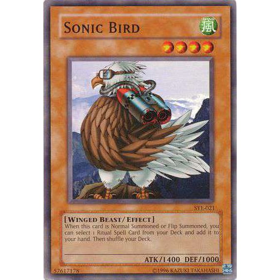 YuGiOh Yugi Evolution Deck Common Sonic Bird SYE-021
