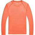 thumbnail image 1 of YuKaiChen Boy's Rash Guard Swim Shirt Long Sleeve UPF 50+ Sun Protection Hiking Shirts Youth Quick Dry Fishing Tees Orange XS, 1 of 5