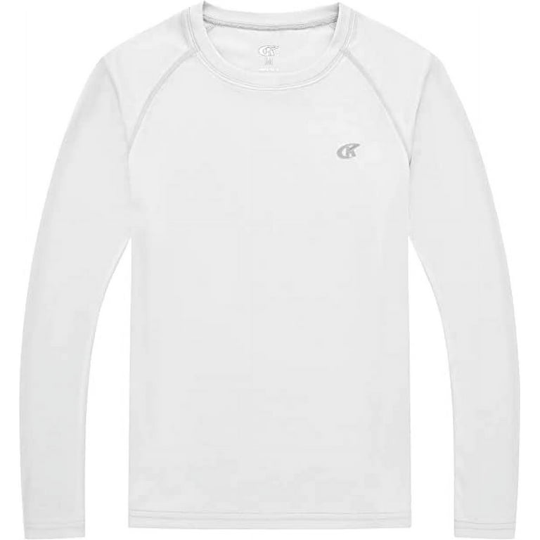 yukaichen Boy's Rash Guard Swim Shirt, Long Sleeve, UPF 50+ Sun