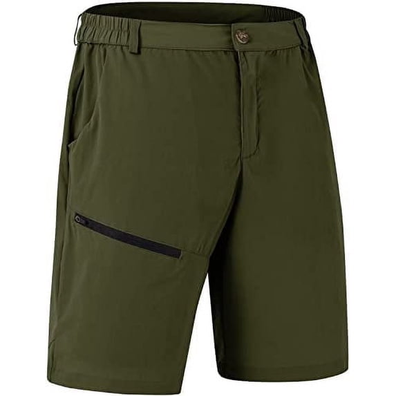 NEIKU Men's Hiking Cargo Shorts 9" Lightweight Outdoor Work Shorts Travel Golf Camping Casual with 6 Pockets