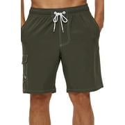 YuKaiChen Men's Quick Dry Swim Trunks Mesh Lining Beach Board Shorts with Pockets