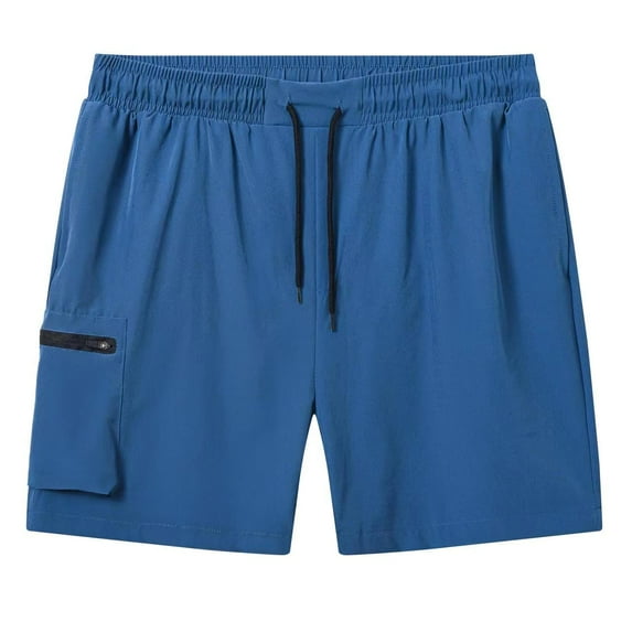 YuKaiChen Men's Swim Shorts Quick Dry Beach Shorts with Zip Pockets and Mesh Lining Dai Lan 32