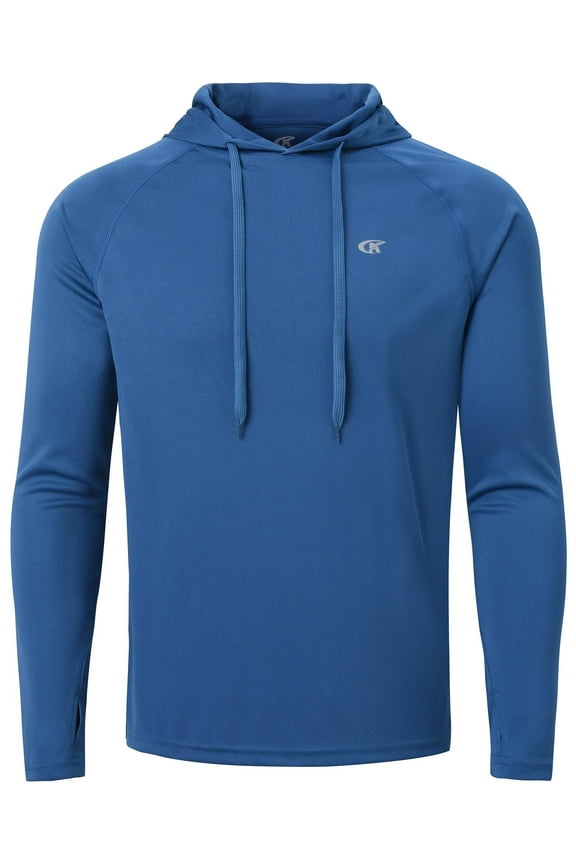 Men's Sun Shirts UPF 50+ Protection Hoodie Rash Guard Shirt SPF UV Shirt Long Sleeve Fishing Outdoor Lightweight