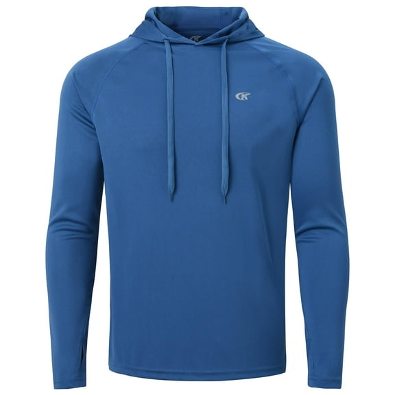 YuKaiChen Men's Sun Shirts UPF 50+ Protection Hoodie Rash Guard Shirt SPF UV Shirt Long Sleeve Fishing Outdoor Lightweight