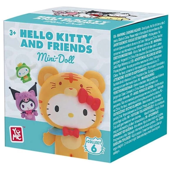 YuMe Hello Kitty and Friends 5cm Mini Doll Forest Friends Series( 1 Piece Randomly )