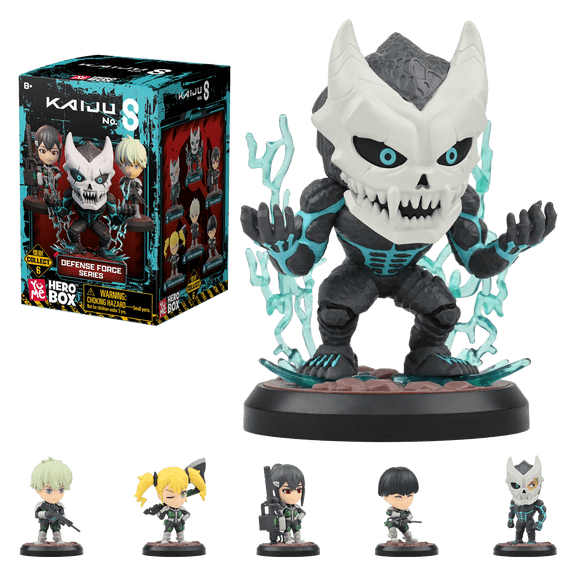 YuMe Kaiju No. 8 Hero Box Blind Box Combat Series – 1 Mystery Figure