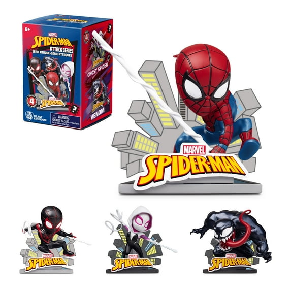 Toys Matter Inc. Marvel Spider-Man Attack Series Hero Box 1 Piece Blind Box