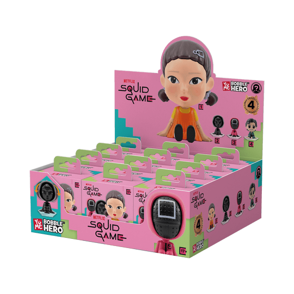 YuMe Squid Game Bobble Hero - Blind Box - Case of 12