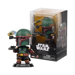 YuMe Star Wars Boba Fett Missile Firing Cosbaby Bobble-Head Window Box