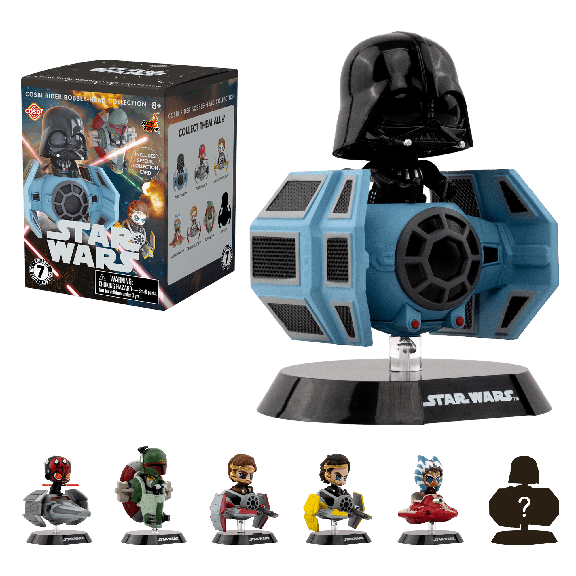 YuMe Star Wars CosbiRider Bobble Head Series 1 - Single Blind Pack
