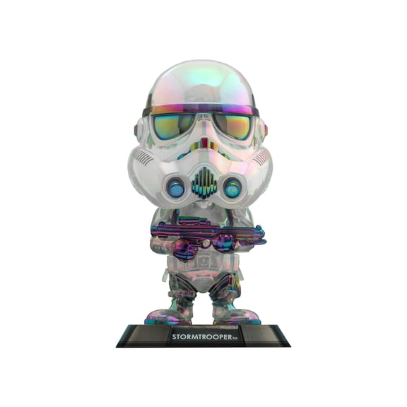 YuMe Star Wars Stormtrooper Iridescent Cosbaby Bobble-Head Window Box
