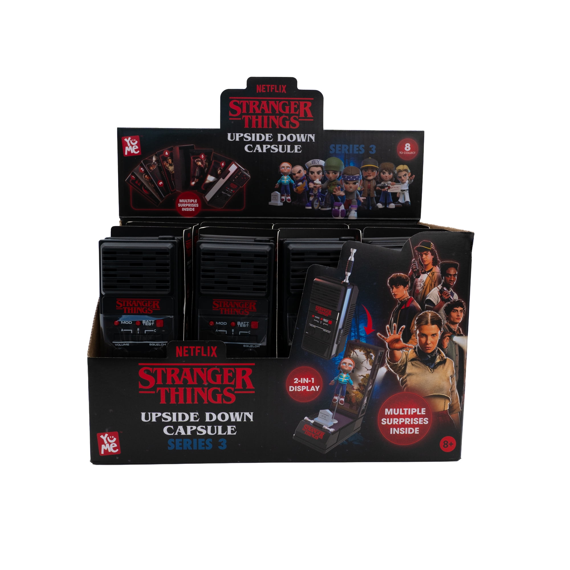 YuMe Toys Stranger Things Upside Down Mystery Blind Box Series 3 - 8 Pack